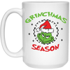 Grinchmas Season, Love Grinch, Merry Christmas, Trendy Christmas White Mug