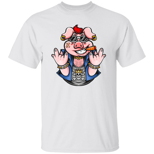 Gangster Pig, Cool Pig, Love Pig, Cute Pig, Pig Lover Unisex T-Shirt