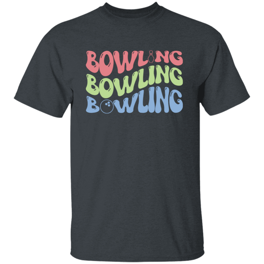 Bowling Player, Groovy Bowling, Love Bowling Unisex T-Shirt