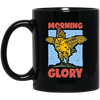 Morning Glory, Glory Chicken, Funny Chicken Black Mug