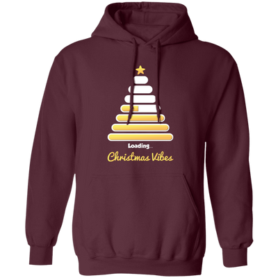 Christmas Tree, Golden Xmas Tree, Loading Xmas Tree, Merry Christmas, Trendy Chrismas Pullover Hoodie