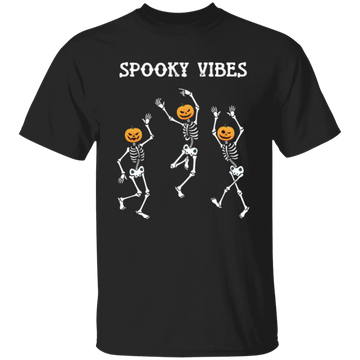 Dancing Skeleton, Spooky Vibes, Happy Halloween Unisex T-Shirt