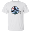 Horror Eagle, Bat Halloween, Eagle On Circle Window Unisex T-Shirt