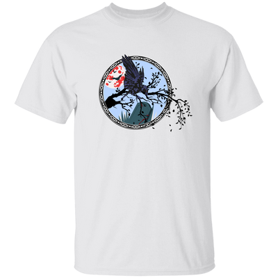 Horror Eagle, Bat Halloween, Eagle On Circle Window Unisex T-Shirt