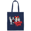 Horror Time, Horror Nigth, Happy Halloween, Cute Ghost Canvas Tote Bag
