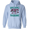 Don't Panic, It's Organic, Mushroom Bushes, Purple Mushrom Pullover Hoodie