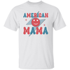 Mama American, Groovy Mama, Retro Mama, Smile Icon Unisex T-Shirt