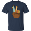 Hi Fall, Thanksgiving's Day, Peace Sign, Peace Sign Turkey, Funny Turkey, Turkey's Day Unisex T-Shirt