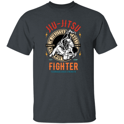 In Jiu Jitsu We Trust World Wide, Fighter Strength, Dignity Champ, Fighter Technique, Strength Combat Sport Unisex T-Shirt