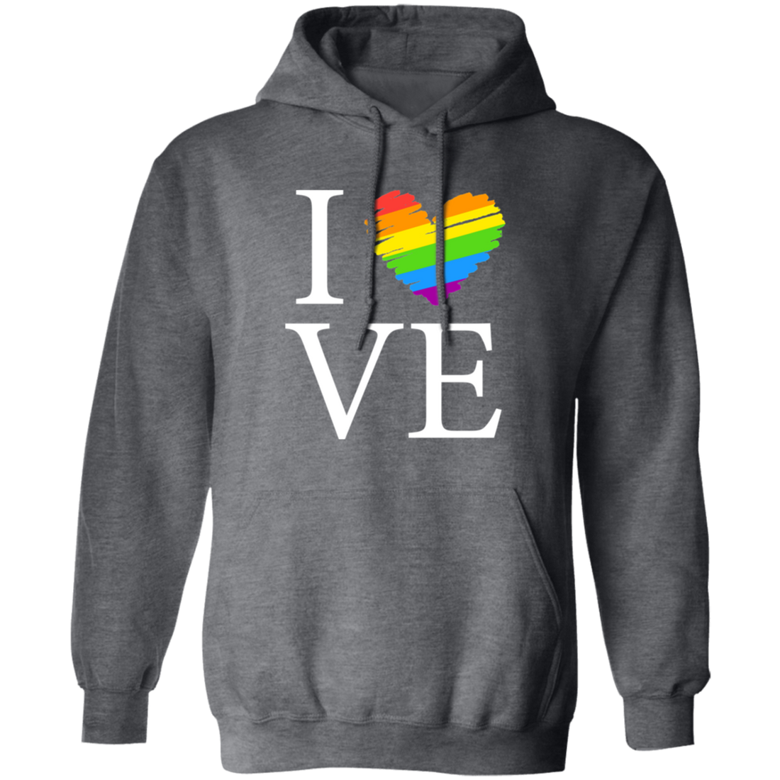 Love Is Love, LGBT Love, Lgbt's Day, Lgbt Heart Design Pullover Hoodie