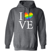 Love Is Love, LGBT Love, Lgbt's Day, Lgbt Heart Design Pullover Hoodie