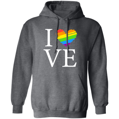 Love Is Love, LGBT Love, Lgbt's Day, Lgbt Heart Design Pullover Hoodie