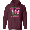 All I Want For Christmas Is More Coffee, Pink Christmas, Merry Christmas, Trendy Christmas Pullover Hoodie