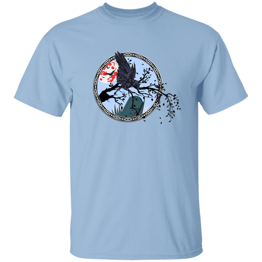 Horror Eagle, Bat Halloween, Eagle On Circle Window Unisex T-Shirt