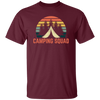 Camping Squad, Nature Lovers, Best Of Camping, Retro Camper Lover Unisex T-Shirt