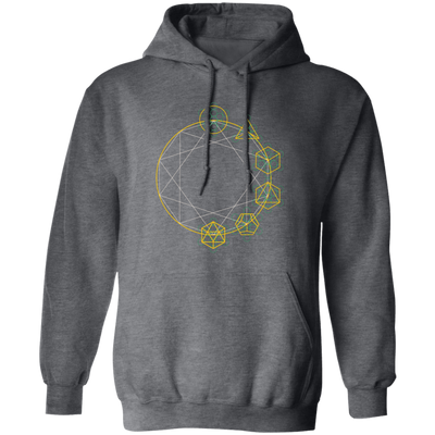 Abstract Geometric, Geometric Element, Foreign Material Pullover Hoodie