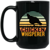 Chicken Whisperer, Farmer Love Gift, Best Chicken, Love Farming Black Mug