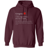 Definition Of Gringona, Gringa Mixed Chingona, Gringa Rose Pullover Hoodie