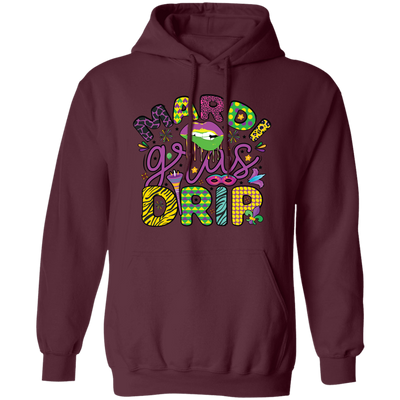 Mardi Gras Drir, Mardi Gras Holiday, Mardi Gras Day Pullover Hoodie