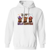 Happy Halloween Happy Thanks Giving Merry Christmas 3 Buffallo Pullover Hoodie