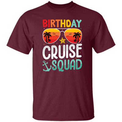 Birthday Cruise Squad, Retro Beach, Retro Birthday Unisex T-Shirt