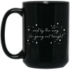 And By The Way I'm Going Out Tonight, Love Night, Moon And Stars Black Mug