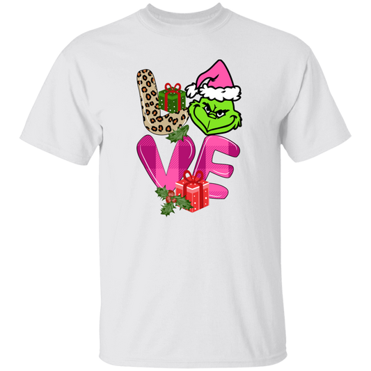 Love Grinch, Pink Grinch, Funny Love Grinch, Trendy Grinch, Merry Christmas, Trendy Christmas Unisex T-Shirt