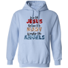 Love Like Jesus, Believe Like Mary, Worship Like Angels Pullover Hoodie