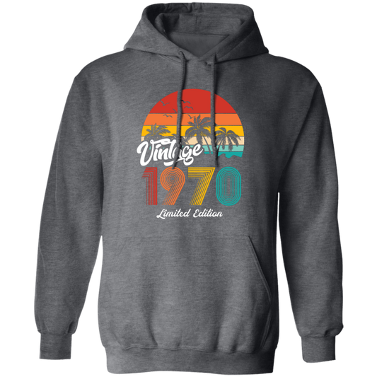 Vintage 1970, 1970 Birthday, 1970 Limited Edition, 1970 Retro Pullover Hoodie