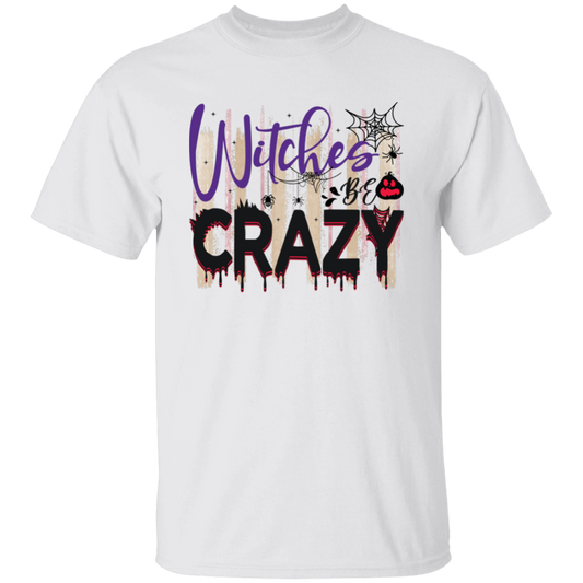 Witches Be Crazy, Crazy Witches, Horror Spiderweb Unisex T-Shirt