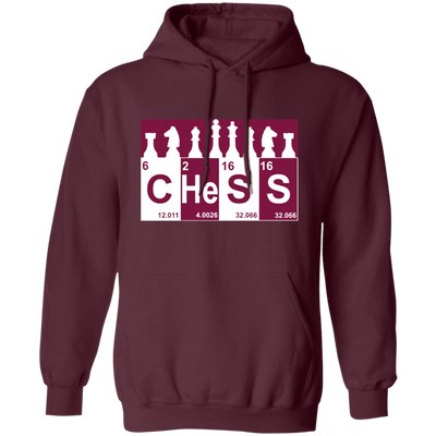 Chess Lover Gift, Chess Periodic Table, Queen Runner, Queen Chess Pullover Hoodie