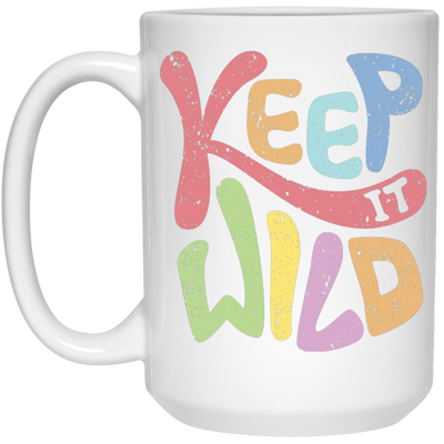 Keep It Wild, Keep It Real, Retro Wild, Wildworld White Mug