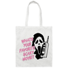 What's Your Favorite Scary Movie, Horror Film, Halloween Canvas Tote Bag