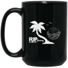 RIP Jimmy, Rest In Peace, Jimmy Buffett, Jimmy 1946 Black Mug