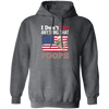 I Don't Eat Anything That Poops, American Flag, Funny Vegan Pullover Hoodie