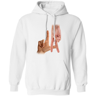 LA Sign, Hand Sign, Los Angeles Hand Sign, Love American Pullover Hoodie