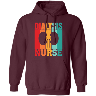 Dialysis Nurse, Retro Dialysis, Kidney Vintage Pullover Hoodie