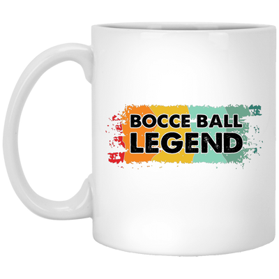 Bocce Ball Legend, Legendary Bocce, Boccie Ball, Bocci Ball 2 White Mug