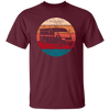 Camper Retro, Camping Vintage, Sun Gift For Camping Lover, Like To Camp Unisex T-Shirt