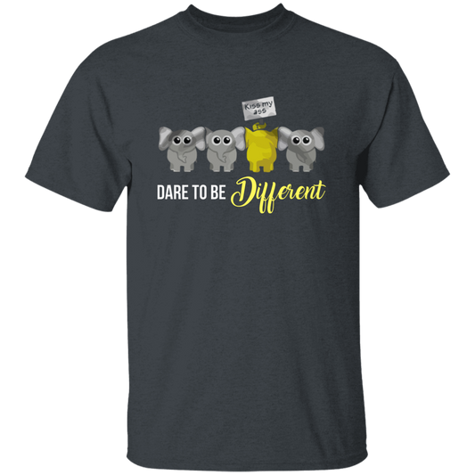 Elephant Lover Gift, Dare To Be Different, Different Elephant, Cute Gift Unisex T-Shirt
