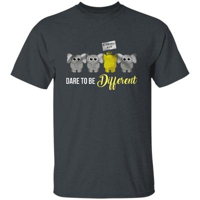 Elephant Lover Gift, Dare To Be Different, Different Elephant, Cute Gift Unisex T-Shirt