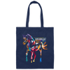 My Horse Breed Is An Arabian Horse, Love Horses, Colorful Horse Love Canvas Tote Bag