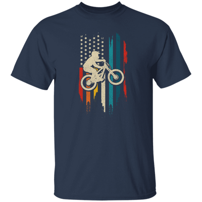 Mountain Bike, American Flag Vintage, Retro Style, Love Bikes, Best Bike Unisex T-Shirt