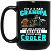 Best Love Grandpa, I Am A Biker Grandpa, Cooler Grandpa Gift Idea Black Mug