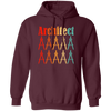 Architecture Student, Architect Compass Retro, Love Math, Love Compass Pullover Hoodie