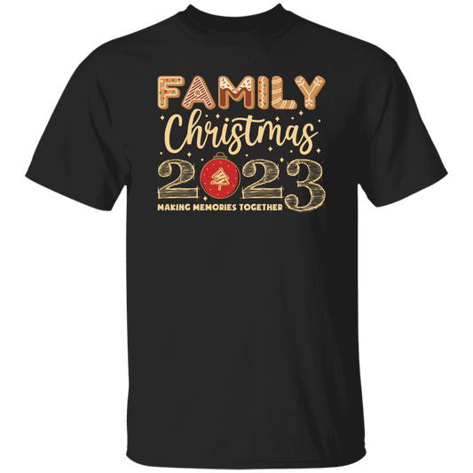 Family Christmas 2023, Making Memories Together, Merry Christmas, Trendy Christmas Unisex T-Shirt