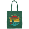Retro All the Cool Kids are Reading Book Vintage Canvas Tote Bag