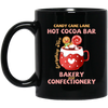 Candy Cane Lane Hot Cocoa Bar, Bakery And Confectionery, Merry Christmas, Trendy Christmas Black Mug