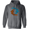 Koi Fish, Two Fishes Together, Good Luck, Prosperity, Perseverance Pullover Hoodie