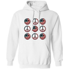 Peace American, Smiley Emotion, Smile America, Peace Smile Pullover Hoodie